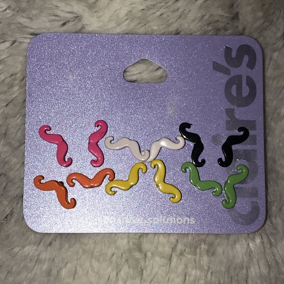 Claire's Other - Mustache Studs